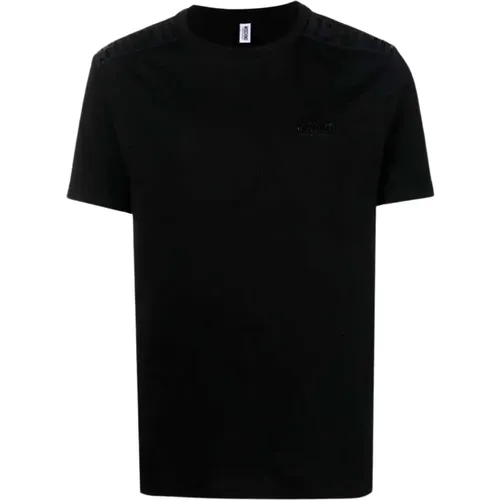 Logo-geprägtes T-Shirt - Schwarz , Herren, Größe: XL - Moschino - Modalova