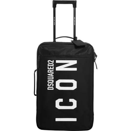 Icon Koffer mit Reißverschluss und Logo-Details - Dsquared2 - Modalova
