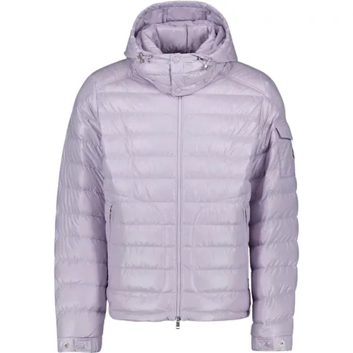 Quilted Puffer Jacket with High Collar , male, Sizes: XL, L - Moncler - Modalova