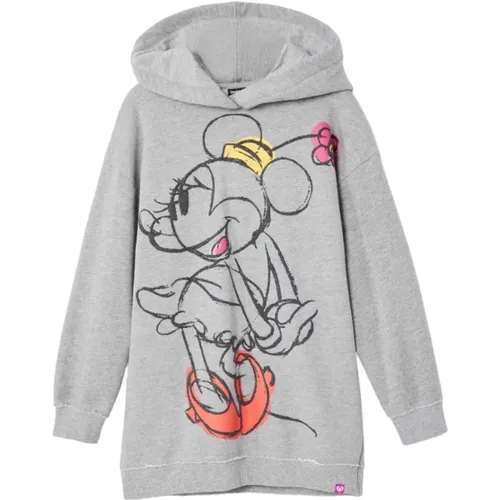 Minnie Mouse Kapuzen-Sweatshirt-Kleid - Desigual - Modalova