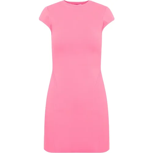 Rosa Cap Sleeve Mini Kleid , Damen, Größe: XS - Victoria Beckham - Modalova