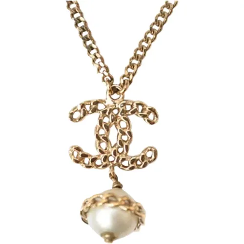 Pre-owned Jewellery, female, , Size: ONE SIZE Pre-owned Metal necklaces - Chanel Vintage - Modalova