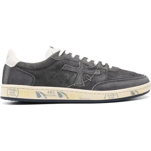 Suede Lace-Up Sneakers , male, Sizes: 8 UK, 6 UK - Premiata - Modalova