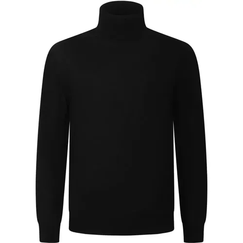 Turtlenecks, male, , Size: 2XL Wool Sweater with High Neck - Paolo Pecora - Modalova