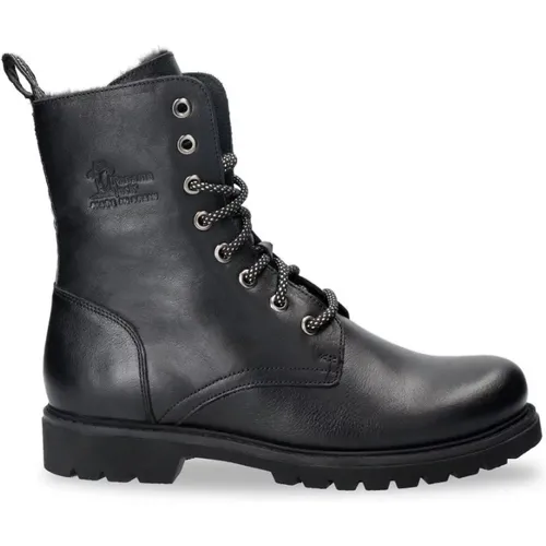 Damen Casual Schwarzer Lederschuh , Damen, Größe: 37 EU - Panama Jack - Modalova