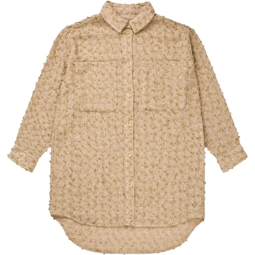 Shirts, female, , Size: S Lucuma 64-Gold Stylish Necklace - Munthe - Modalova