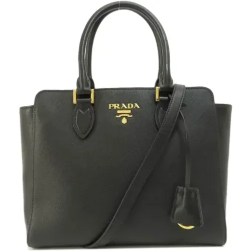 Pre-owned Tote Bags, female, , Size: ONE SIZE Pre-owned Leather totes - Prada Vintage - Modalova