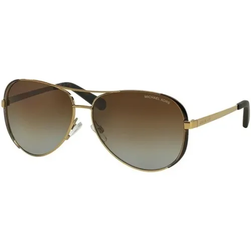 Damen Sonnenbrille Mit Goldrahmen - Michael Kors - Modalova