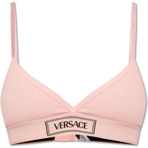 Bras, female, , Size: L Cotton bra - Versace - Modalova