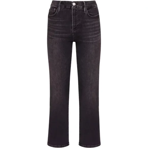 Le Crop Mini Boot Jeans Murphy , Damen, Größe: W28 - Frame - Modalova