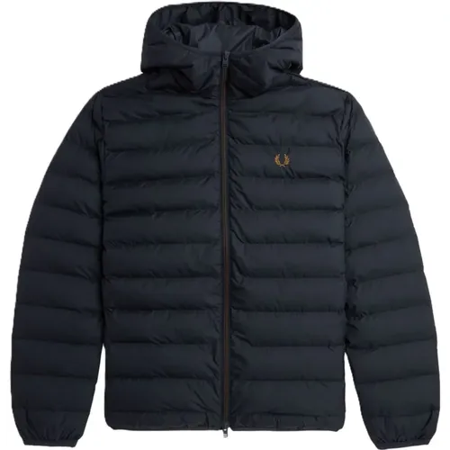 Insulated Hooded Jacket , male, Sizes: XL, S - Fred Perry - Modalova