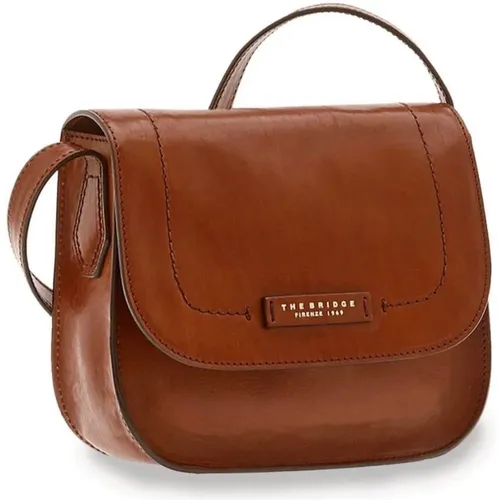 Cross Body Bags, female, , Size: ONE SIZE Leather Crossbody Bag - The Bridge - Modalova