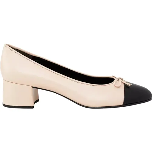 Rosa Lederpumps mit Schleife - TORY BURCH - Modalova