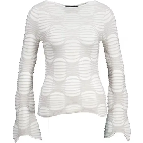 Elegant Jacquard Sweater , female, Sizes: S, M, L, XL - Studio AR by Arma - Modalova