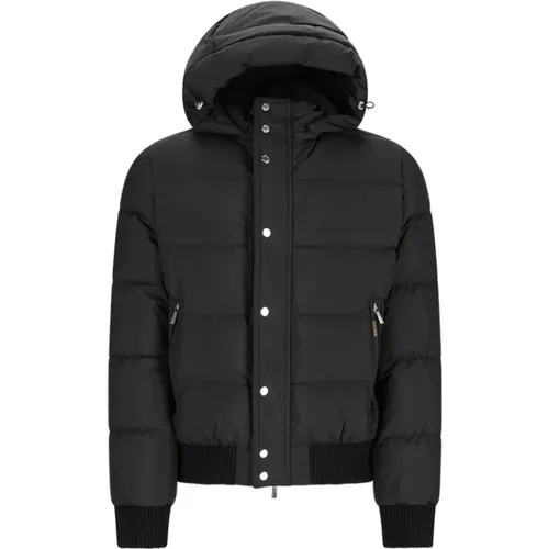 Winter Jackets, male, , Size: L Stylish Bomber Jacket - Moorer - Modalova