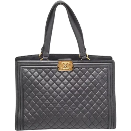 Pre-owned Tote Bags, female, , Size: ONE SIZE Pre-owned Leather totes - Chanel Vintage - Modalova