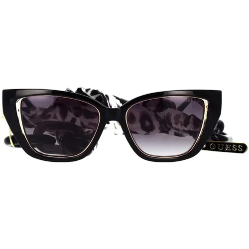 Elegante Cat-Eye Sonnenbrille mit Schal - Guess - Modalova