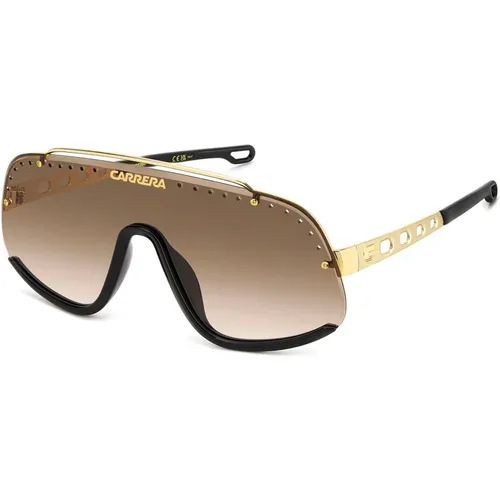 Braun Gold Sonnenbrille Flaglab 16 , unisex, Größe: ONE Size - Carrera - Modalova