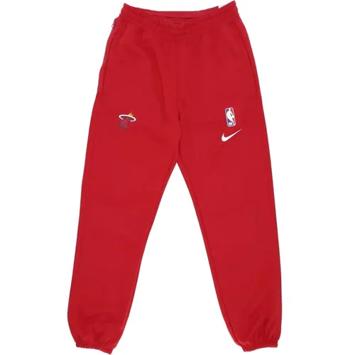 Sweatpants, male, , Size: XL Miami Heat Basketball Tracksuit Pants - Nike - Modalova