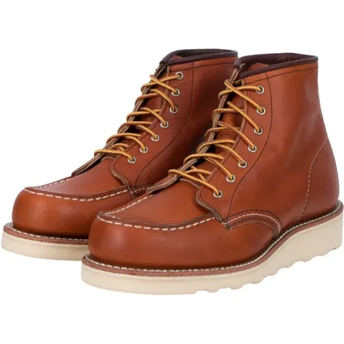 Klassischer Moc Womens Short Boot , Damen, Größe: 37 1/2 EU - Red Wing Shoes - Modalova