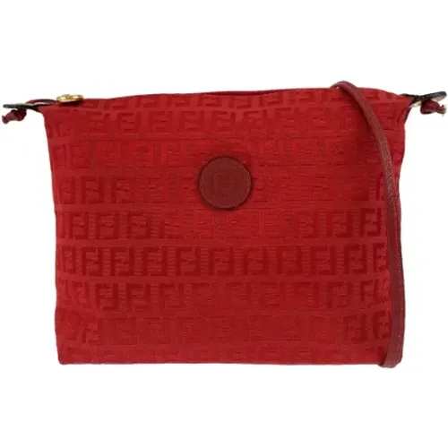 Pre-owned Cross Body Bags, female, , Size: ONE SIZE Pre-owned Canvas fendi-bags - Fendi Vintage - Modalova