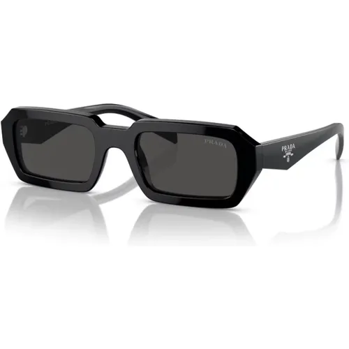 A12S Sunglasses in with Dark Gray Lenses , female, Sizes: 52 MM - Prada - Modalova