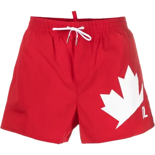Swim Trunks for Men - Stylish Beachwear , male, Sizes: L, 2XL - Dsquared2 - Modalova