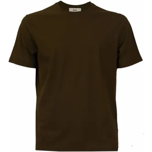 T-Shirts , male, Sizes: 3XL, 2XL, L, S, M - Herno - Modalova