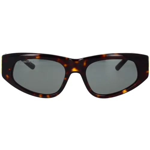 Vintage-inspirierte ovale Sonnenbrille , Damen, Größe: 53 MM - Balenciaga - Modalova