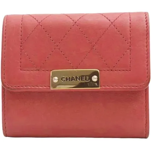 Pre-owned Wallets, female, , Size: ONE SIZE Pre-owned Leather wallets - Chanel Vintage - Modalova