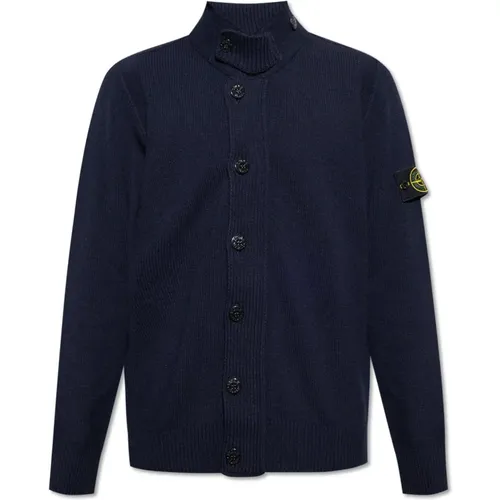 Cardigan with logo , male, Sizes: XL - Stone Island - Modalova