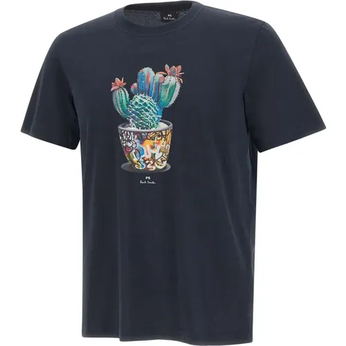 T-Shirts, male, , Size: S Cactus T-shirt - Paul Smith - Modalova
