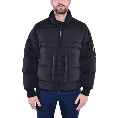 Short Nycra-R Jacket with Hood , male, Sizes: M, S, L - C.P. Company - Modalova