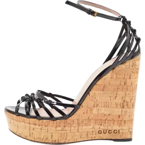 Pre-owned Leder sandals - Gucci Vintage - Modalova