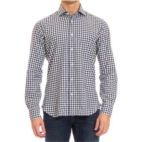 Flannel Cotton Shirt , male, Sizes: XL, M, 2XL - Barba - Modalova