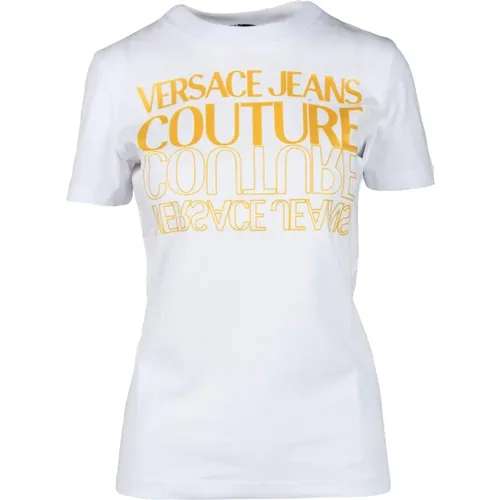 Tshirt , Damen, Größe: L - Versace Jeans Couture - Modalova