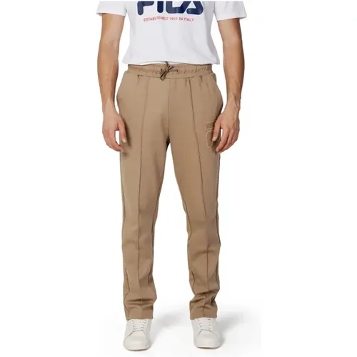 Sweatpants, male, , Size: XS Lace-Up Trousers - Fila - Modalova