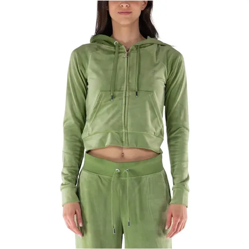 Luxury Zip Sweatshirt , female, Sizes: M, XL, S, XS - Juicy Couture - Modalova