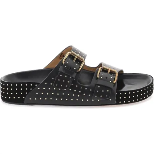 Lennyo studded slides , female, Sizes: 3 UK - Isabel marant - Modalova