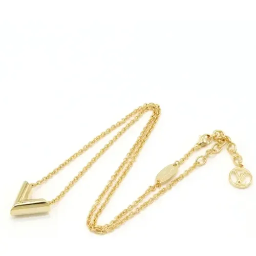 Pre-owned Jewellery, female, , Size: ONE SIZE Pre-owned Metal necklaces - Louis Vuitton Vintage - Modalova