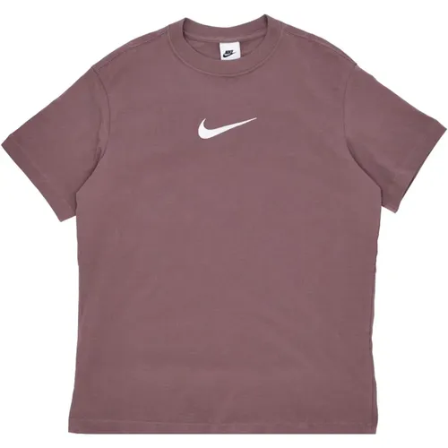 Sportswear T-Shirt Plum Eclipse/White , female, Sizes: L, M - Nike - Modalova