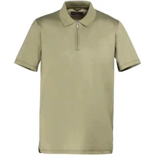 Slim Fit Cotton Polo Shirt,Tops - Moorer - Modalova