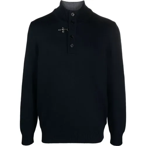 Midnight High-Neck Jumper , male, Sizes: M, XL, S - Fay - Modalova