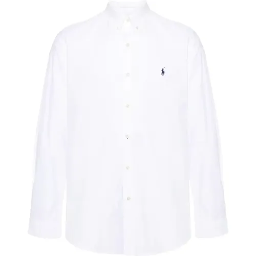 Weiße Hemd für Männer , Herren, Größe: L - Ralph Lauren - Modalova