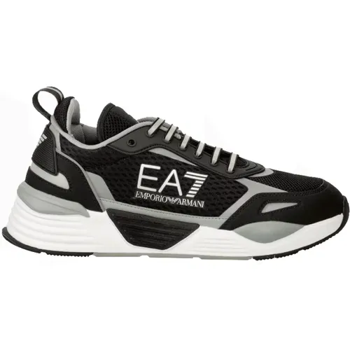 Sneakers , male, Sizes: 8 2/3 UK, 10 2/3 UK, 11 1/3 UK - Emporio Armani EA7 - Modalova