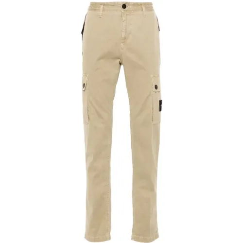 Cargo Pants Twill Fabric , male, Sizes: W38, W32, W33, W36, W30 - Stone Island - Modalova