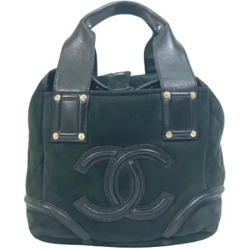 Pre-owned Tote Bags, female, , Size: ONE SIZE Pre-owned Suede totes - Chanel Vintage - Modalova