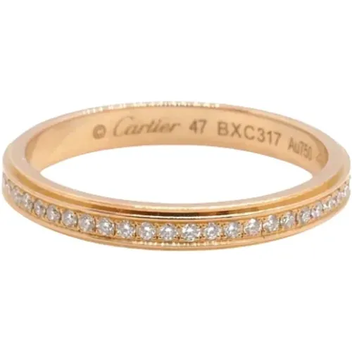 Pre-owned Jewellery, female, , Size: ONE SIZE Pre-owned Rose Gold rings - Cartier Vintage - Modalova