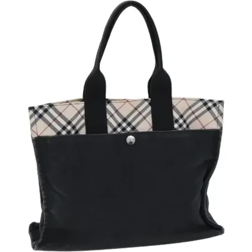 Pre-owned Tote Bags, female, , Size: ONE SIZE Pre-owned Cotton handbags - Burberry Vintage - Modalova