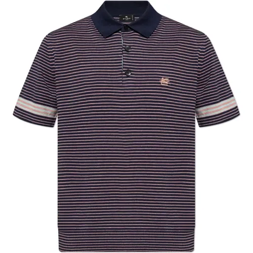 Gestreiftes Muster Polo , Herren, Größe: XL - ETRO - Modalova